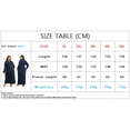 thumbnail image 6 of AURA Plus Size Winter Washed Denim Midi Dress Long Sleeve Belted A Line Casual Style, 6 of 6