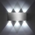 thumbnail image 1 of CHAO Aplique LED 6W Lámpara de pared moderna para interiores Cuadrado Arriba Abajo Iluminación de aluminio Luz decorativa para dormitorio Oficina Cama Pasillo Sala de estar Hotel Bar Blanco frío [Clas, 1 of 5