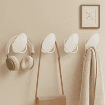 Creative Wall Hooks, 4pcs Coat Hooks for Entryway, Bedroom & Bathroom, 11lb Capacity Each, Decorative Entryway