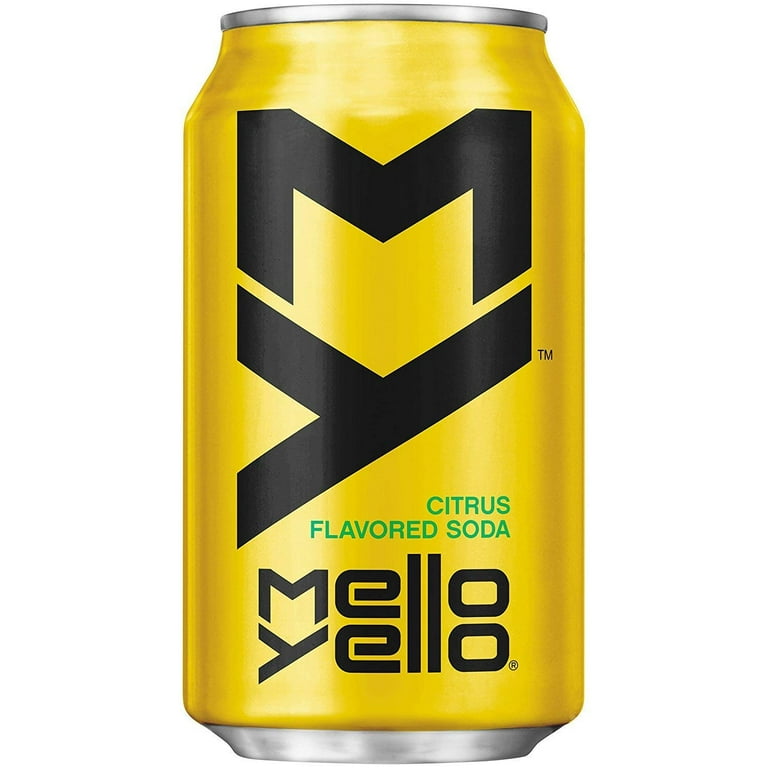 Mello Yello Soda Citrus, 12oz Can (Pack of 18, Total of 216 Oz