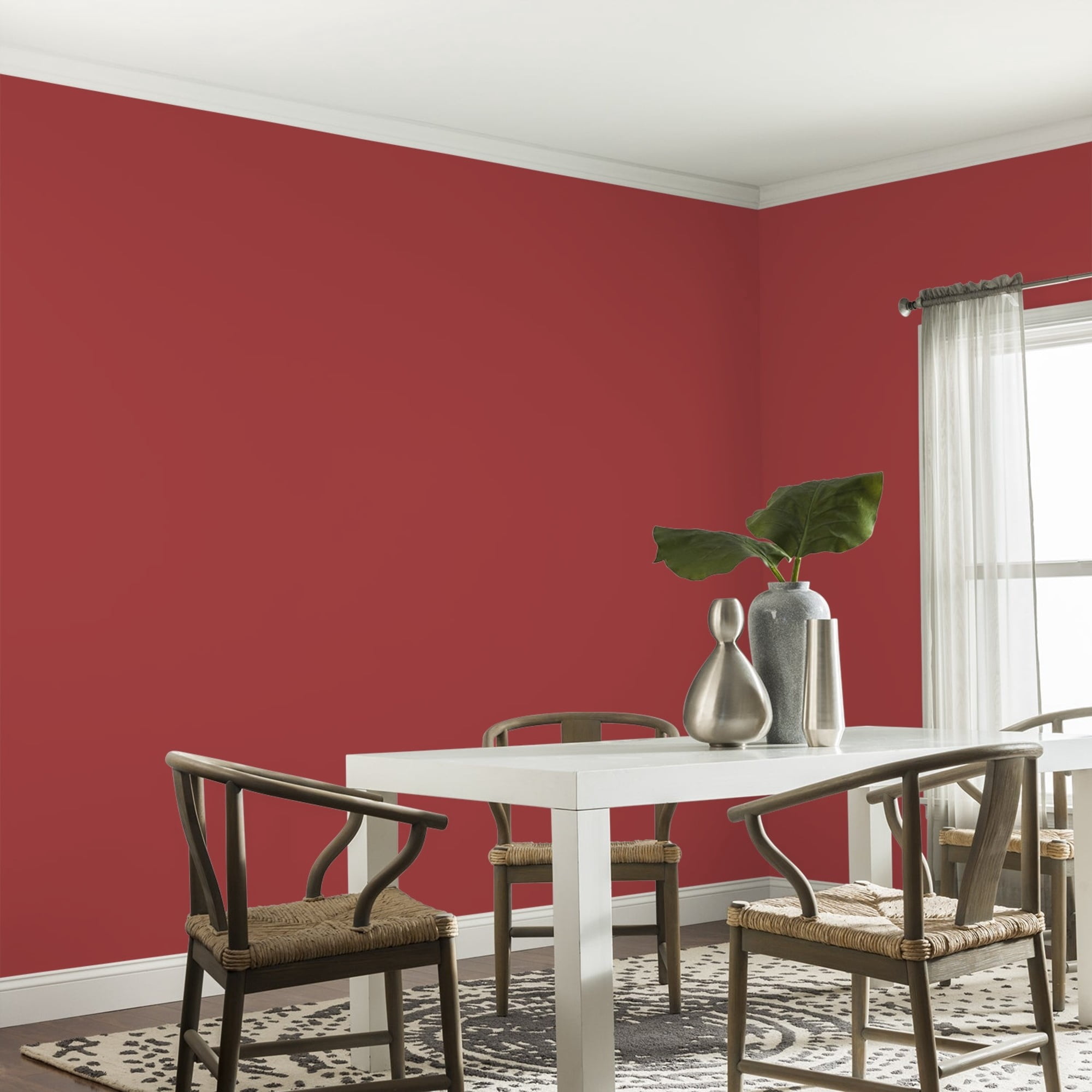 Glidden Spred Blaze / Red, Eggshell Interior Paint with Primer, 1 Gallon