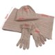 thumbnail image 4 of Warmiehomy Mütze, Schal & Handschuh-Sets für Frauen Damen Weiche Warme Gestrickt Langer Schal 3 in 1 Winter Dickes Strickset für Skifahren Draußen Einkaufen Angeln Cmping Zhivalor LN-2203-3, 4 of 8