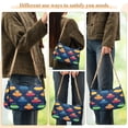 thumbnail image 4 of FORMRS Womens Shoulder Bag with Chain Strap Clutch Purse Cute Tote Handbag, Rainbow Space Cat, 4 of 7