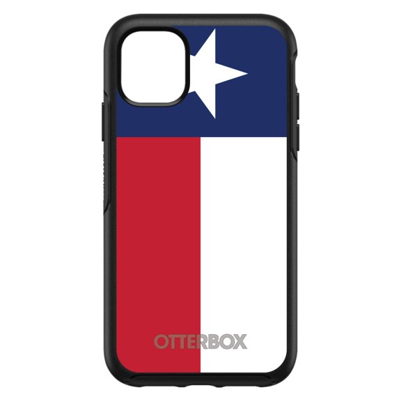 DistinctInk OtterBox Symmetry Custom Case for Apple iPhone 15 (6.1" Screen) - US State Flag - Wireless Charging Compatible