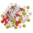 thumbnail image 1 of Mixed Pattern Wooden Buttons, Basketball Football Wooden Buttons  For Substitute Children's Clothes For Children To Play And Creat, 1 of 8