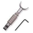 thumbnail image 1 of Cuchillo giratorio de acero inoxidable Cuchillo giratorio de precisión para artesanía en cuero, 1 of 5
