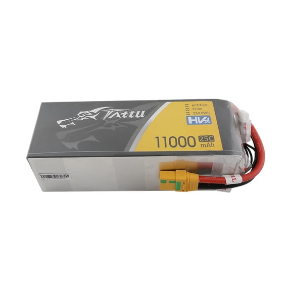 Tattu 22.8V 25C 6S 11000mAh Lipo Battery with XT90 Plug for UAV