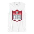 thumbnail image 5 of Ohio Shield Men's Muscle Shirt Football Fan Game Day Tailgate Midwest Underdog, 5 of 7