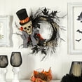 thumbnail image 4 of Nearly Natural 26in. Halloween Dapper Skeleton Wreath, 4 of 5