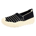 thumbnail image 3 of YLYL Womens Knit Platform Sneakers Thick Sole No Slip Lightweight Comfortable Casual Walking Shoes, 3 of 7