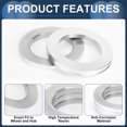 thumbnail image 5 of Unique Bargains Car Wheel Hub Centric Rings OD 110.1mm to ID 71.6mm Wheels Center Shaft Shock Absorbing Hubrings Aluminium Alloy Silver Tone Durable, 5 of 7