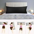 thumbnail image 4 of REGALWOVEN 1PCS Body Pillow Cover, 20" x 55" Super Soft Cotton Bolster Pillow Covers for Full Body Pillow,with Zipper Closure Black, 4 of 8