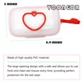 thumbnail image 2 of VOONGOR Baby Wipes Dispenser Wipe Case with 2 Pcs Portable Travel Wipes Pouch Refillable Diaper Wipes Holder Container with Lids and Sealing Design Flushable Bathroom Storage Box, 2 of 5