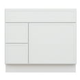 thumbnail image 5 of Vanity Art 36" W Birch Plywood Freestanding Single Base 2 Drawers Storage Cabinet with Soft Close Door, 5 of 9