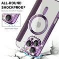 TECH CIRCLE for iPhone 16 Pro Case 6.3" 2024, Clear Back Flip Wallet