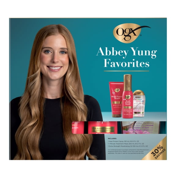 OGX Abbey Yung Favorites Hair Repair & Protection Set, 3 Items