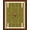 Brown, Pattern 1, variant on ODIKA 6'x9' Washable Area Rug Football Field Yardline Numerals Sports With Athletic Stripes for Queen Size Bedroom, Under Bed, Master Suite, Easy Care, Non-Shedding