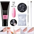 thumbnail image 2 of Kit de uñas de gel de extensión Poly, gel constructor transparente, kit de prueba de extensión de uñas francesas con mini uñas para decoración de uñas, 15 ml de pegamento de extensión de uñas de plást, 2 of 2