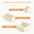 thumbnail image 4 of Criusia Drawer Organizer Clothes, Foldable Closet Organization and Storage for Nursery, Bedroom, Beige, 4 of 8