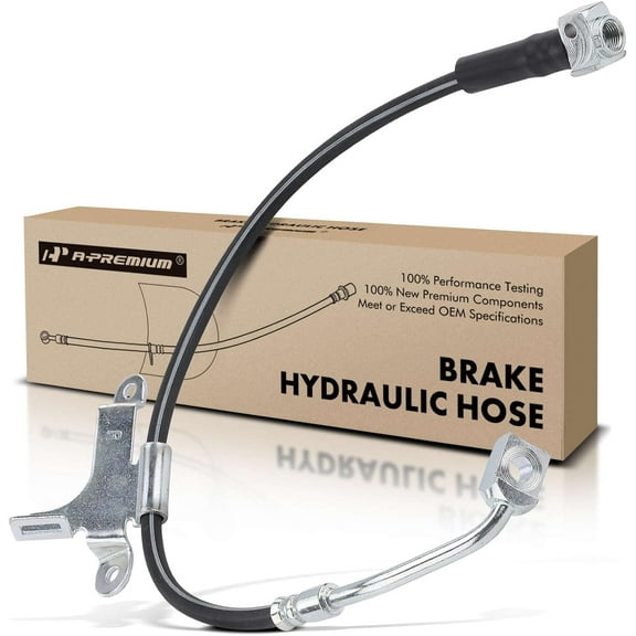 A-Premium Front Right Passenger Side Brake Hydraulic Hose Compatible with Buick Rainier & Chevrolet Trailblazer & GMC Envoy & Isuzu Ascender & Oldsmobile Bravada & Saab 9-7x & More