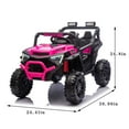 thumbnail image 4 of SaveJoy 24 Volt Ride on Toys for Toddlers, 24V Ride on Cars for Big Kids, Electri Car Boys Girls 3-8, Pink, 4 of 8
