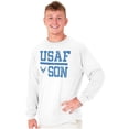 thumbnail image 5 of USAF Son United States Air Force Men's Long Sleeve Tee T Shirt Brisco Brands L, 5 of 6