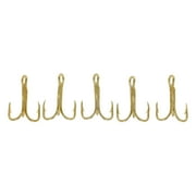Eagle Claw 376TSH-14 2X Treble Hook, Gold, Size 14, 20 Pack