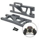 thumbnail image 4 of Brazos oscilantes delanteros inferiores para coche RC (2 piezas, bricolaje) para Wltoys 104009 1:10 1:12 12404 12409 titanio, 4 of 8