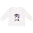 thumbnail image 3 of Inktastic 5th Birthday Unicorn Party 5 Year Old Girl Girls Long Sleeve Toddler T-Shirt, 3 of 5