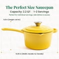 thumbnail image 2 of Larder and Vine 2.2 qt Enameled Cast Iron Simmer Pot with Lid | Non Stick, Non Toxic, 2 of 8