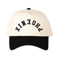 thumbnail image 2 of PHOENIX Letter Embroidered Color Block Trucker Hat Unisex Adjustable Cotton Breathable Fashion Cap for Travel Daily Wear, 2 of 9