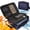 Blue, variant on Fireproof Document Bag with Combination Lock, Multi-Layer Document Organizer for Passports, Cash, Laptop and Important Files, Travel, Home and Office Storage