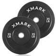 thumbnail image 3 of Xmark Bumper Plates - Black Stainless Steel - 35 LB (Pair), 3 of 4