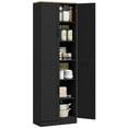 thumbnail image 3 of Demi Bonn 67" Freestanding Kitchen Pantry, 4-Door Cabinet with Adjustable Shelves & Doors for Modern Kitchen, Black, 3 of 11