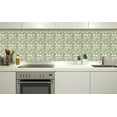 thumbnail image 5 of Crystiles 12"x12" Vinyl Peel and Stick Backsplash Tile, Yellow-Green Marble, Pro Series Thicker Version, 4-Sheet Pack, 5 of 6