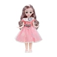 thumbnail image 2 of Puntoco Caja de regalo para muñecas de 12 pulgadas y 30 cm, regalo para la casa de juegos de los niños, juguetes para niñas, falda linda, cabello largo, ojos grandes, hermosa muñeca, regalo de cum, 2 of 5