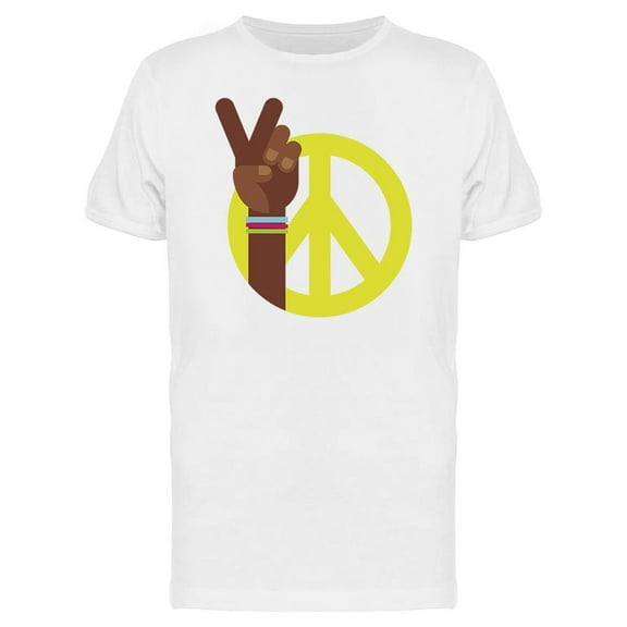 Retro Hippie T-Shirt Men -Image by Shutterstock, Male x-Large