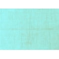 thumbnail image 1 of Ahgly Company Indoor Rectangle Solid Light Blue Modern Area Rugs, 2' x 3', 1 of 4