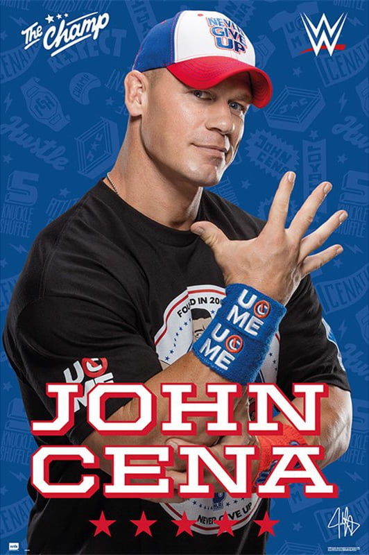 Movie Posters USA WWE Superstars Wrestling Poster / Print (John