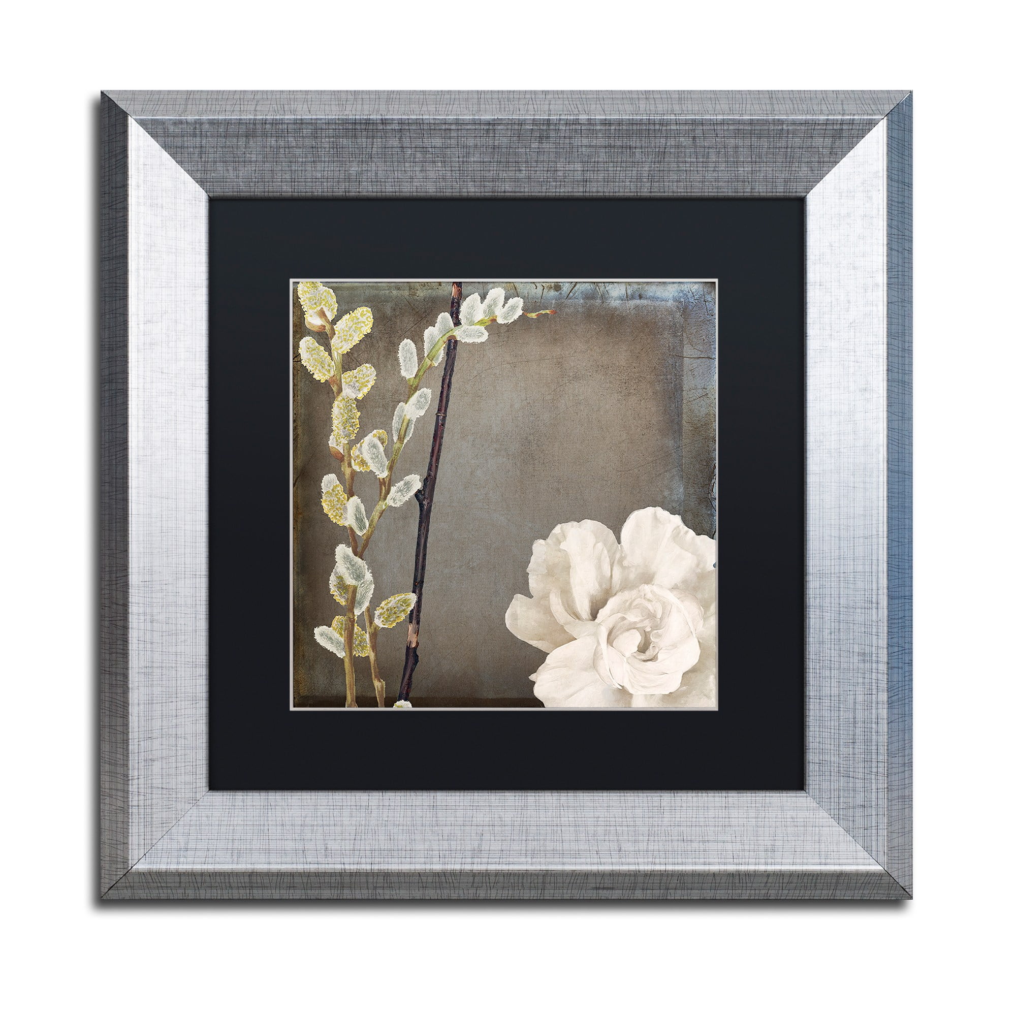 Trademark Fine Art "India I" Canvas Art by Color Bakery, Black Matte, Silver Frame