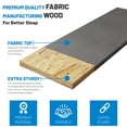 thumbnail image 4 of Continental Sleep, Heavy Duty Sleeper Sofa Bed Support Board, 48" x 59" Wood Base to Fix Sagging Mattresses, Reinforced Under Cushion Panel, Pull Out Couch Mattress Boards, Easy Installation, 4 of 7