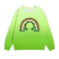 thumbnail image 4 of Bnwani Sweatshirt for Girls Crew Neck Long Sleeve Sweatshirt St. Patrick'S Day Graphic Printed Tops Pullover, 4 of 5