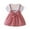 ZB Red, variant on Girls Dresses Short Sleeve Bowknot Fruits Prints Tulle Princess Dance Party Clothes Girls Boho Dresses,Size 18 Months-24 Months