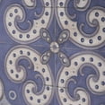 thumbnail image 2 of CC Home Furnishings 48" Blue and Brown Vintage Style Pari Heaven Hanging Wall Tile, 2 of 3