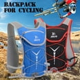 thumbnail image 3 of Sac d'Eau 2 L Sac d'Eau Grande Capacité Résistant à l'Usure Respirant Léger Randonnée Course Cyclisme Extérieur Sac à Dos compact, 3 of 8