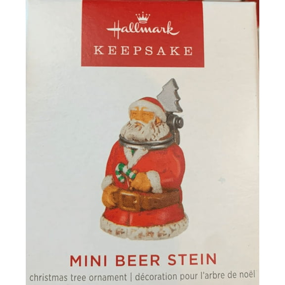 Hallmark Keepsake 1.09" Miniature Christmas Ornament 2022, Beer Stein, Mini