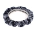 thumbnail image 1 of 7cm de Ancho Funda Elástica Protector de Volante de Coche Felpa Gris Oscuro Unique Bargains Cubierta para el volante, 1 of 4