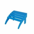 thumbnail image 6 of Costaelm Paradise Outdoor Folding Adirondack Ottoman, Pacific Blue, 6 of 9