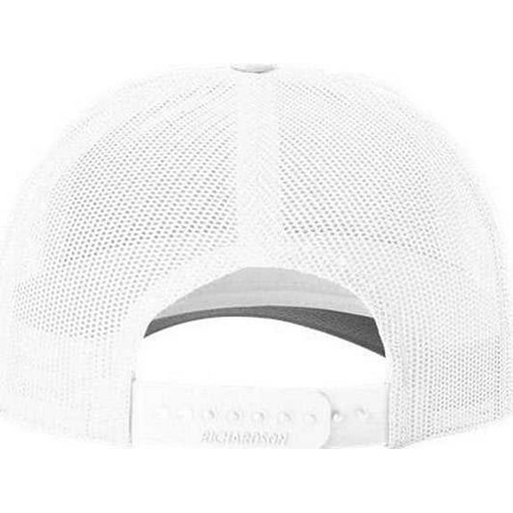 Richardson 115 Low Pro Trucker Caps - White