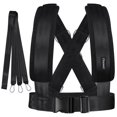 thumbnail image 1 of Clispeed Sled Workout Harness Fitness Resistance Training Workout Exercise Shoulder Strap Resistance Band One Size (Black), 1 of 5